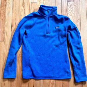 Pattagonia - Womens Better Sweater 1/4 zip Fleece Pullover small